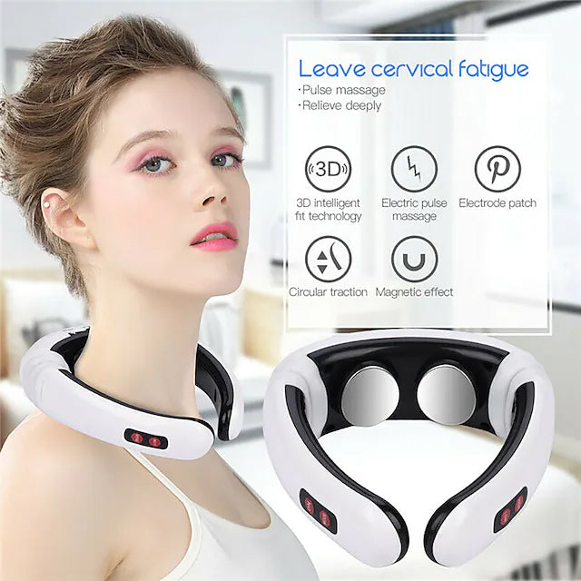 Electric Neck Massager and Pulse Back 6 Modes Power Control Affordable Online