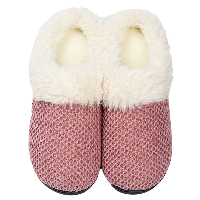 Roxoni Women's Fleece Trim Knit Sweater Furr Clog Slipper Clearance Get To Buy