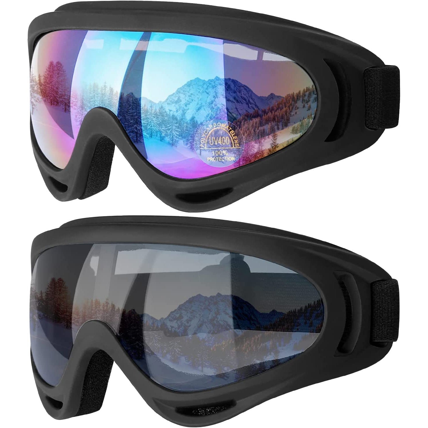 2-Pack: Anti-Scratch Dustproof Sports Goggles Quality Free Shipping Low Pice