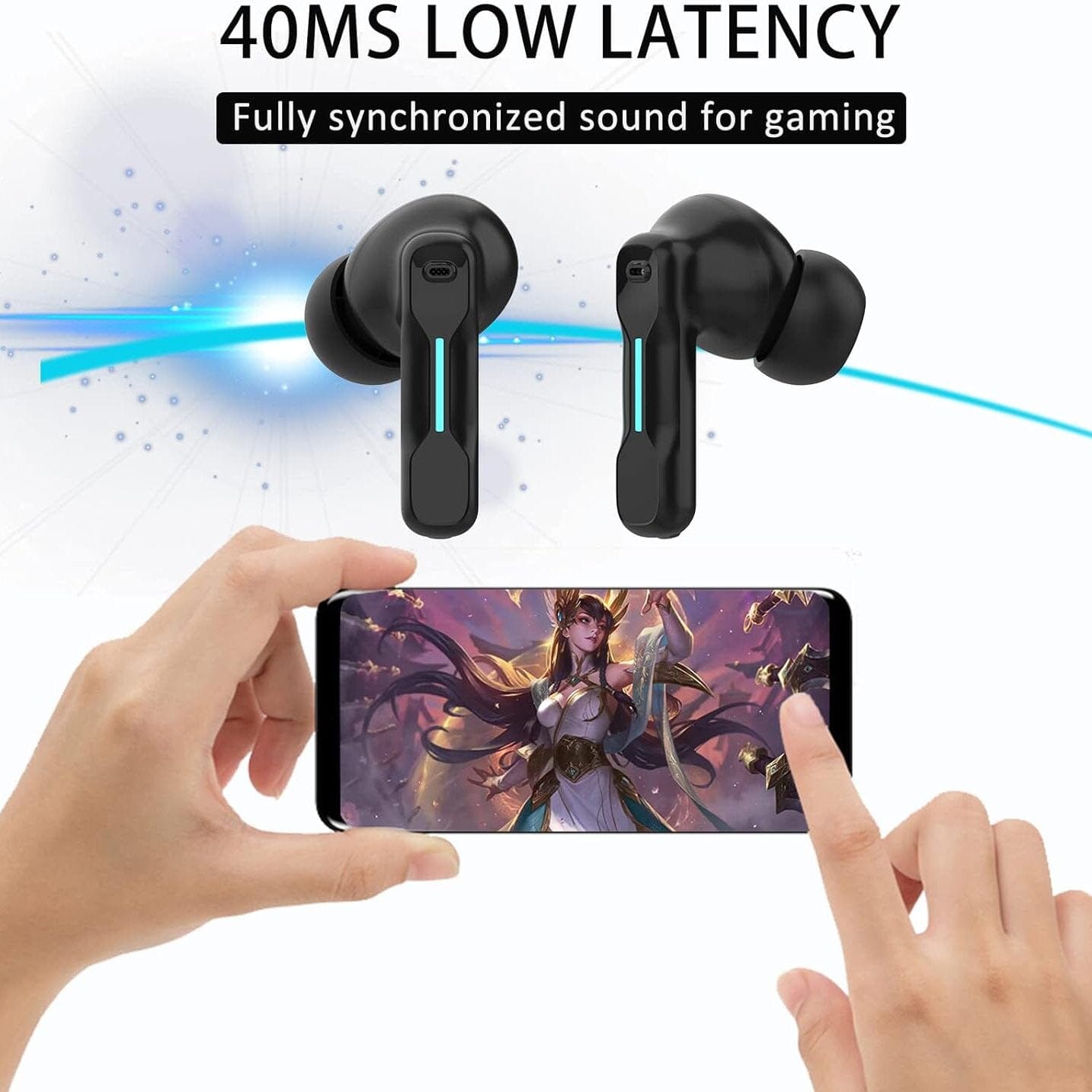 Middle Rabbit SW4 Wireless Gaming Earbuds (Refurbished) Cheap Store