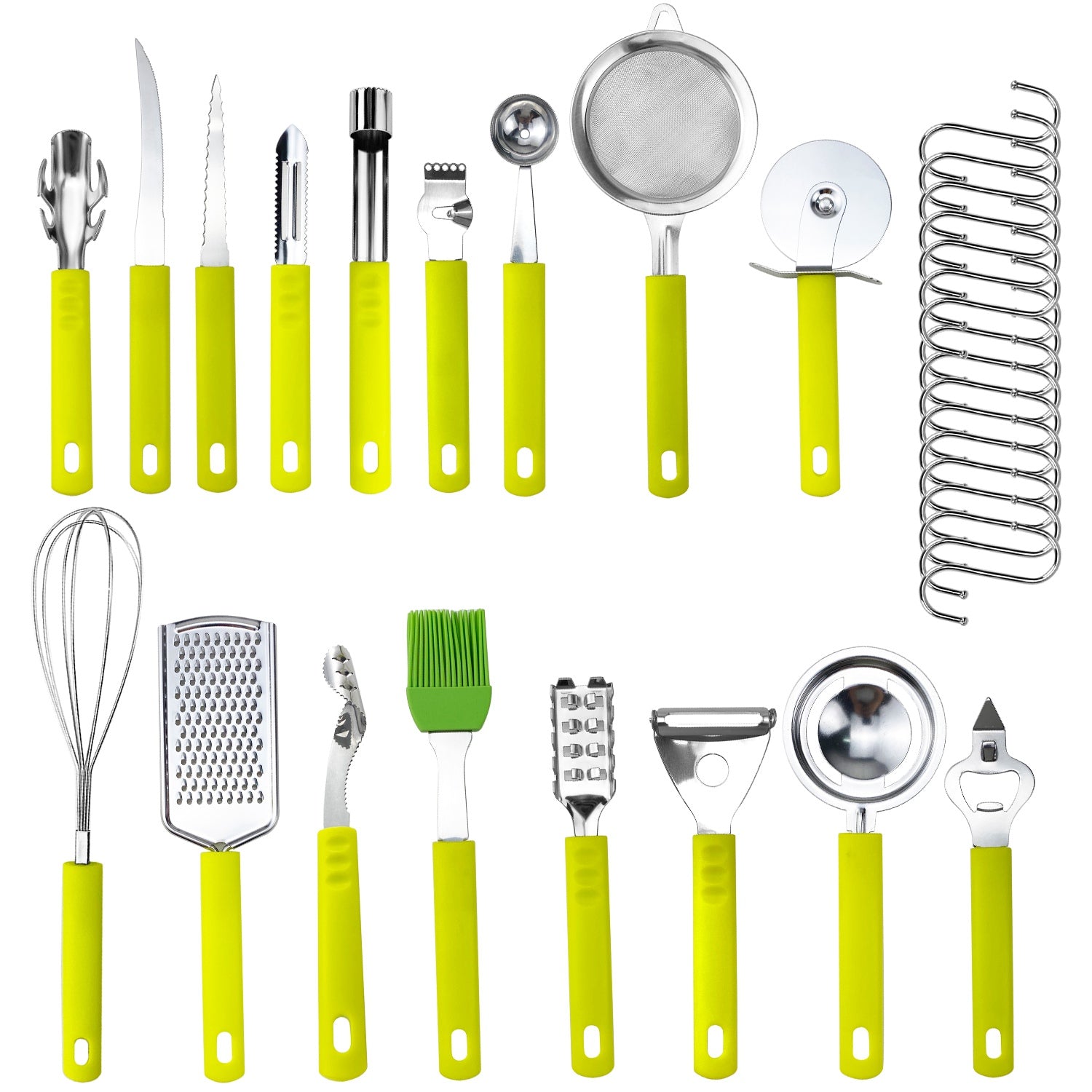 34-Pieces Set: Stainless Steel Kitchen Gadget Tools Set Pay With Visa For Sale