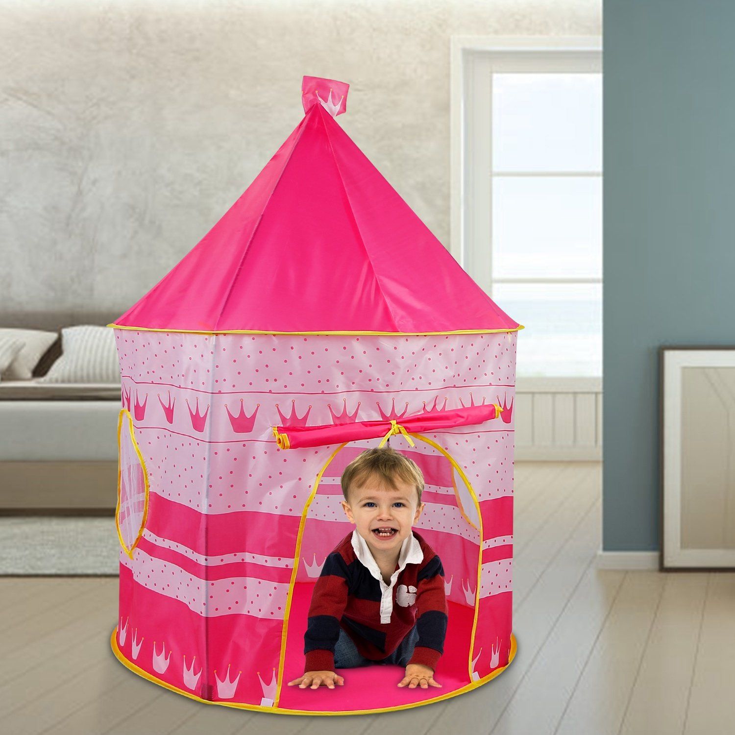 Kids Foldable Pop Up Play Tent Marketable Sale Online