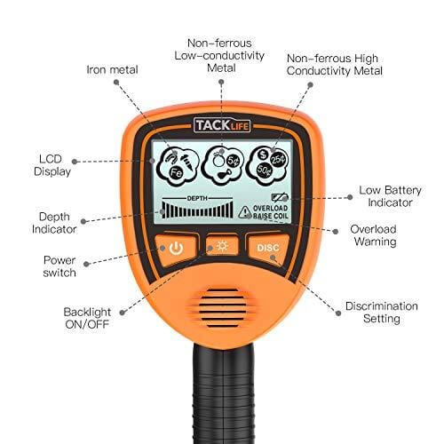 Metal Detector Mainly for Kids with Large Back-lit LCD Display MMD03 Clearance With Credit Card