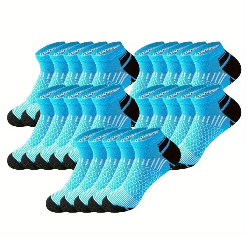 10-Pairs: Men's Athletic Ankle Socks Free Shipping Order