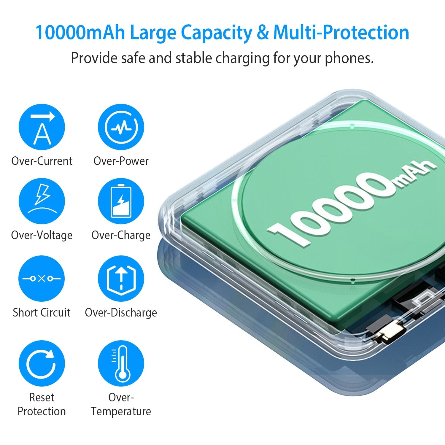 Magnetic Wireless Power Bank 10000mAh Magnetic Portable Charger Magsafe For Sale Free Shipping