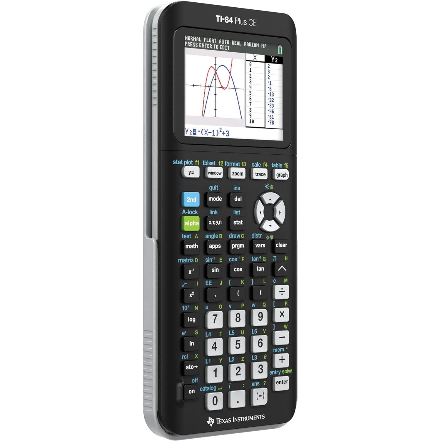 Texas Instruments TI-84 PLUS CE Graphing Calculator (84PLCE/PWB/2L1/A) (Refurbished) Outlet Nicekicks