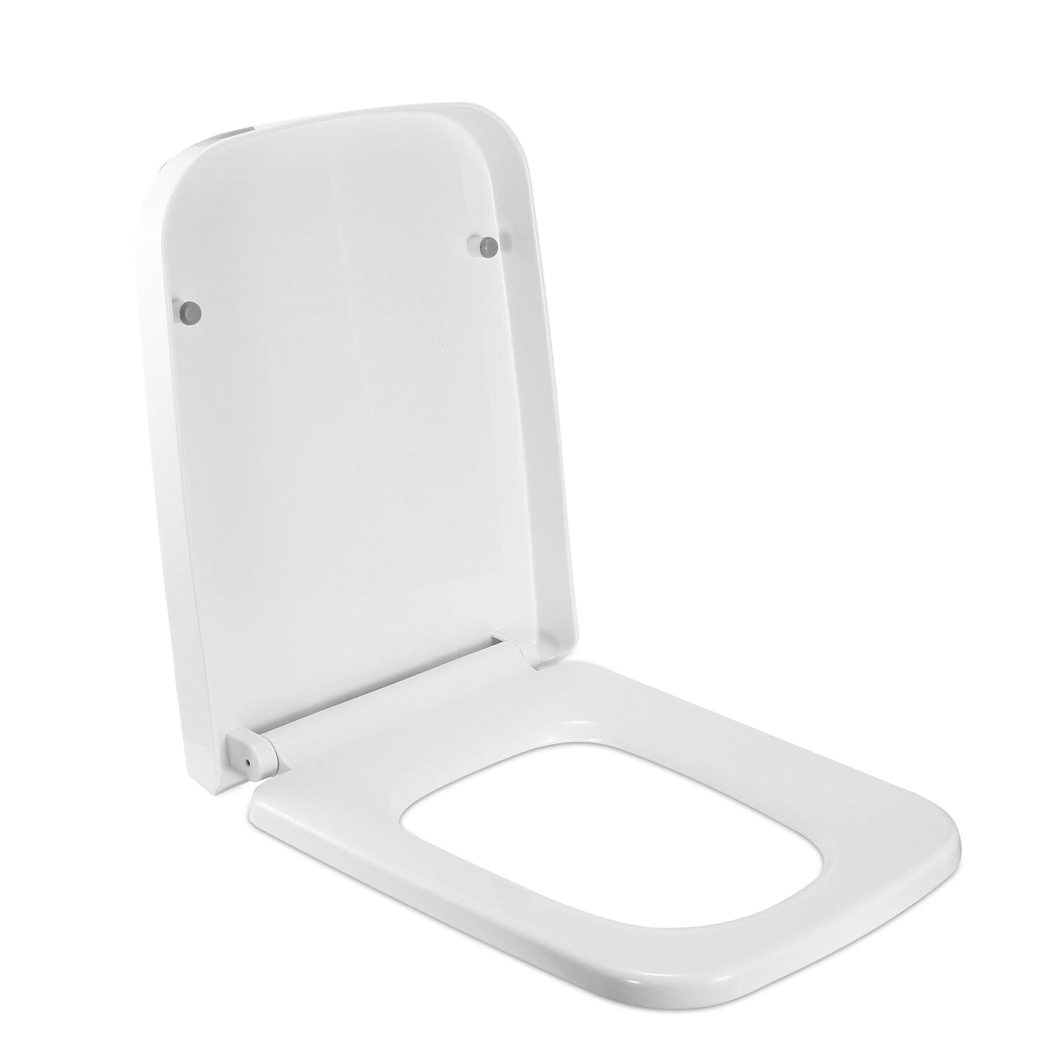 Square Toilet Seat with Grip-Tight Seat Bumpers Marketable Cheap Pice