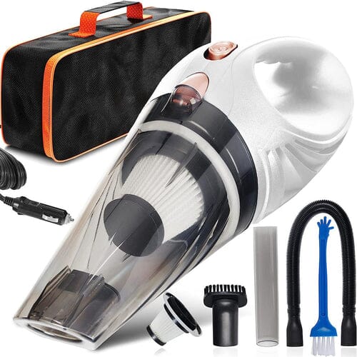 12V High Power Handheld Car Vacuum with 16Ft Cord, Attachments & Bag Buy Cheap New