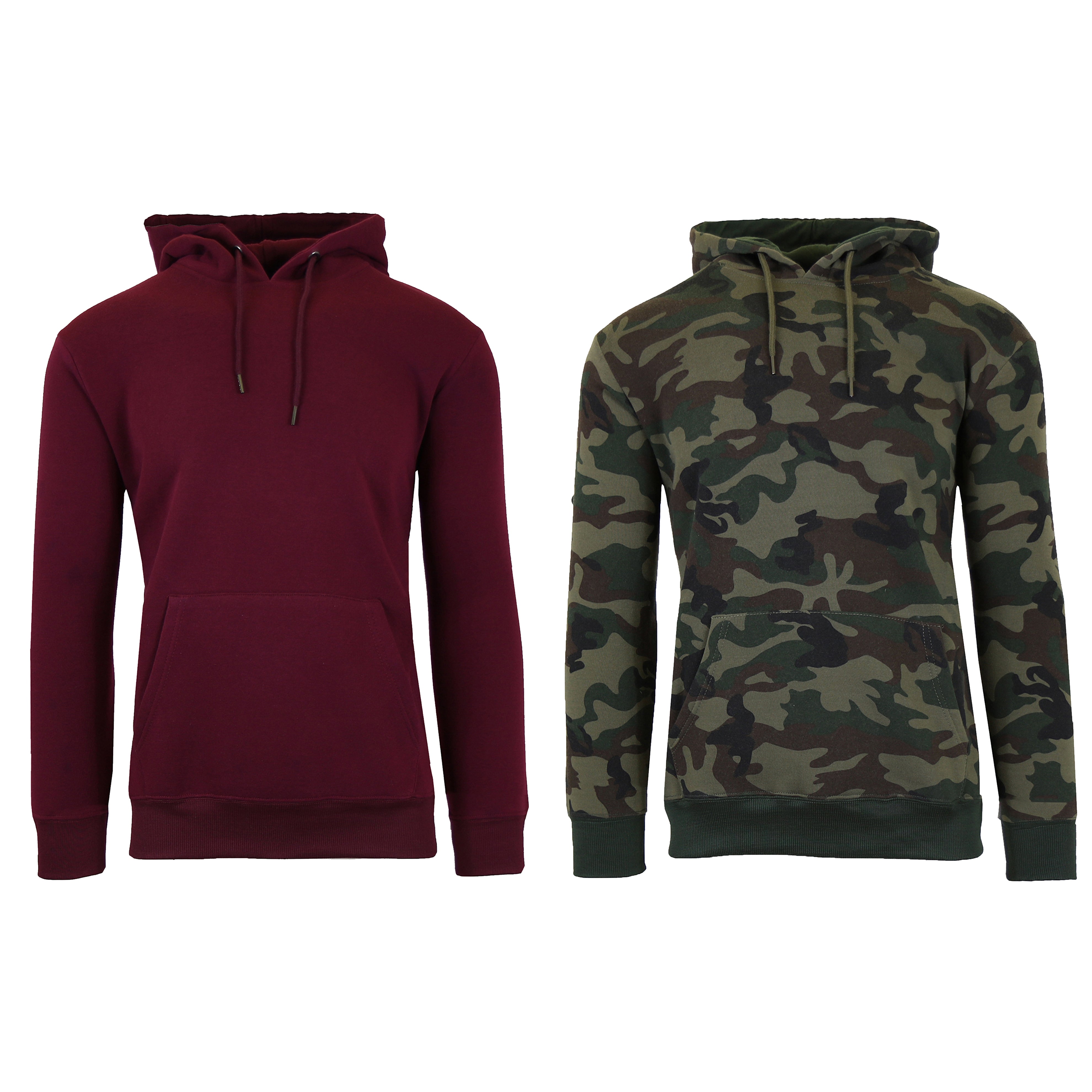 2-Pack: Men’s and Women’s Fleece Pullover Hoodie Discount Best Sale