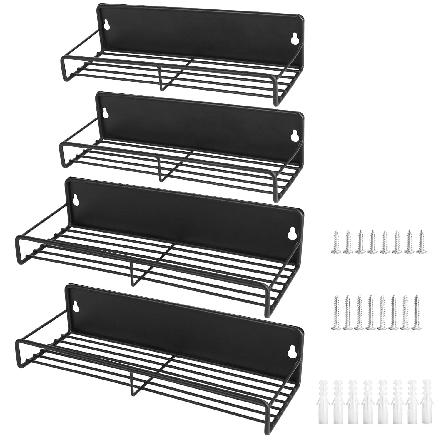 4-Piece: Strong Magnetic Spice Rack Organizer Outlet Choice