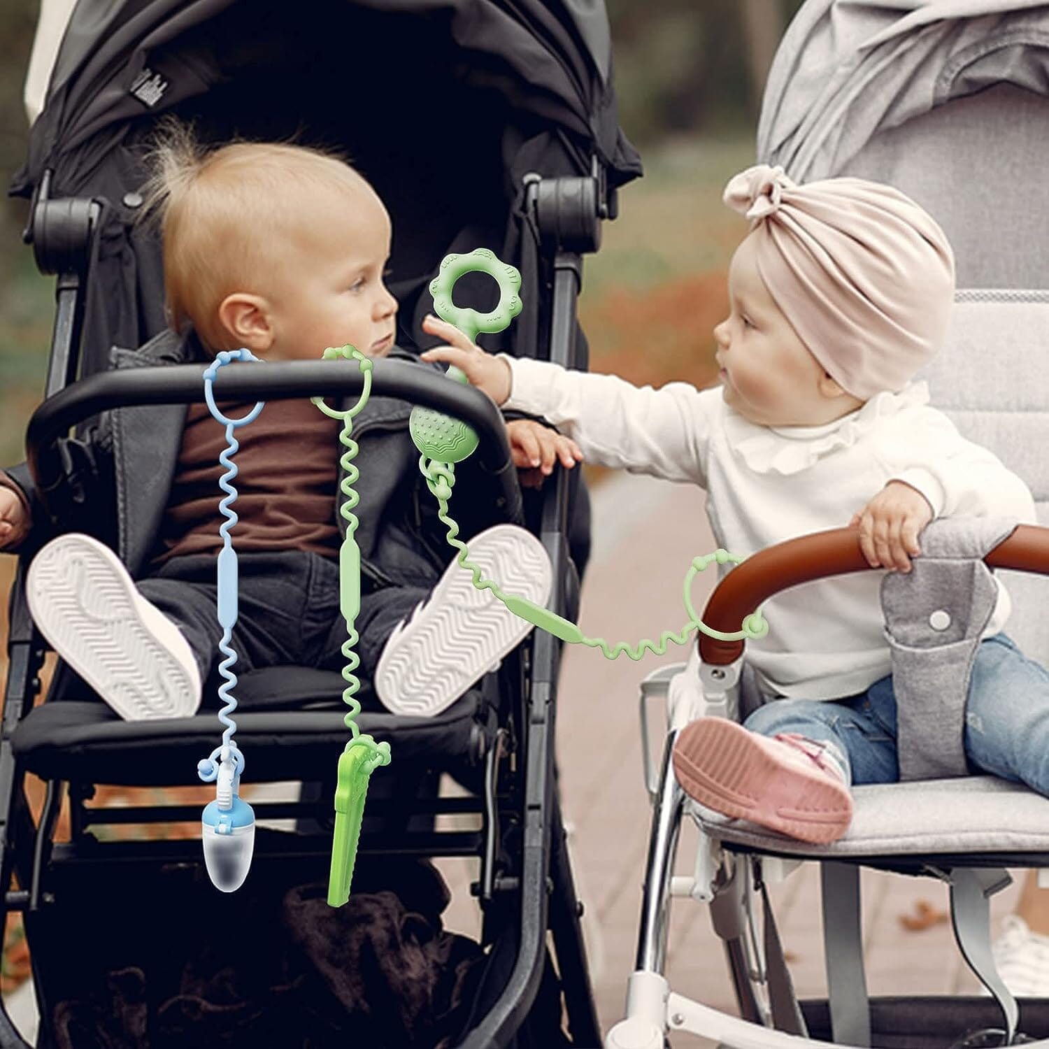 3-Pack: Pacifier Holder Clip with self-Adjusting Bayonet Buy Cheap With Credit Card