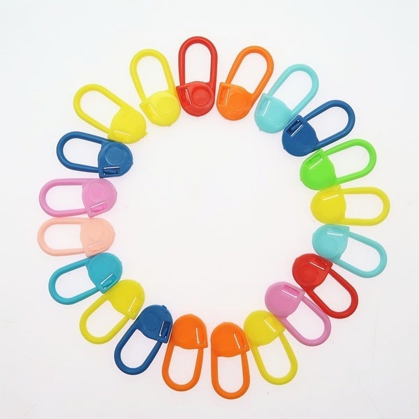 120-Pack: Mix Color Plastic Knitting Tools Locking Stitch Markers Crochet Where To Buy