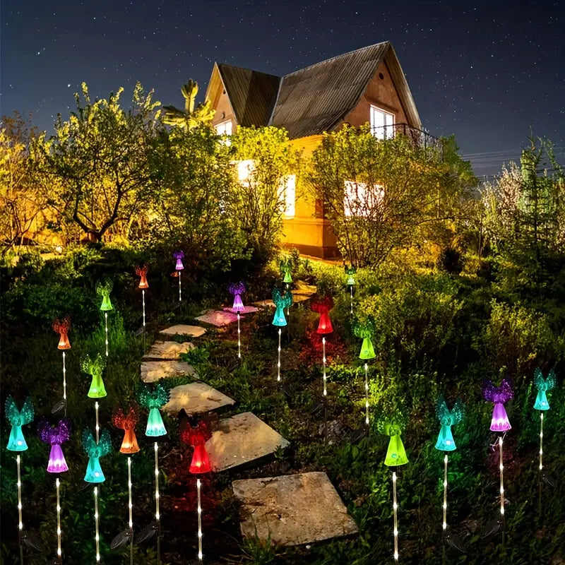 2-Pack: Angel Solar Garden Lights Clearance Choice