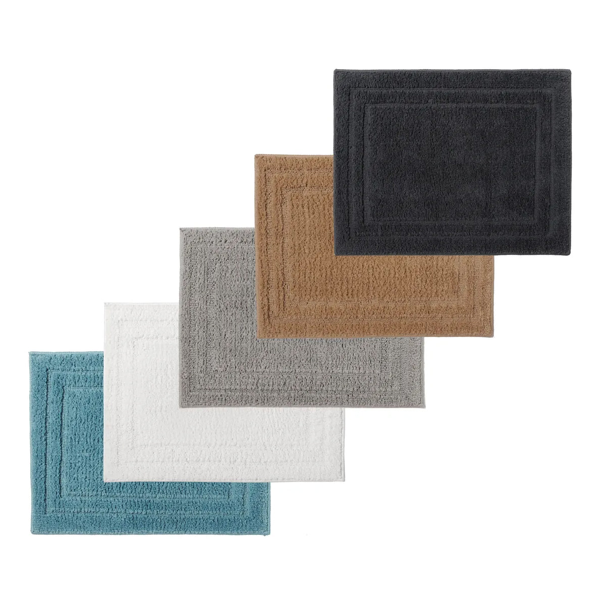 2-Piece: Bibb Home Microfiber Shag Bath Mat Set Buy Cheap Low Shipping Fee