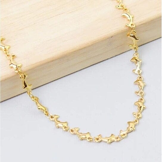 18k Gold Plated Dolphin Anklet Outlet Nicekicks