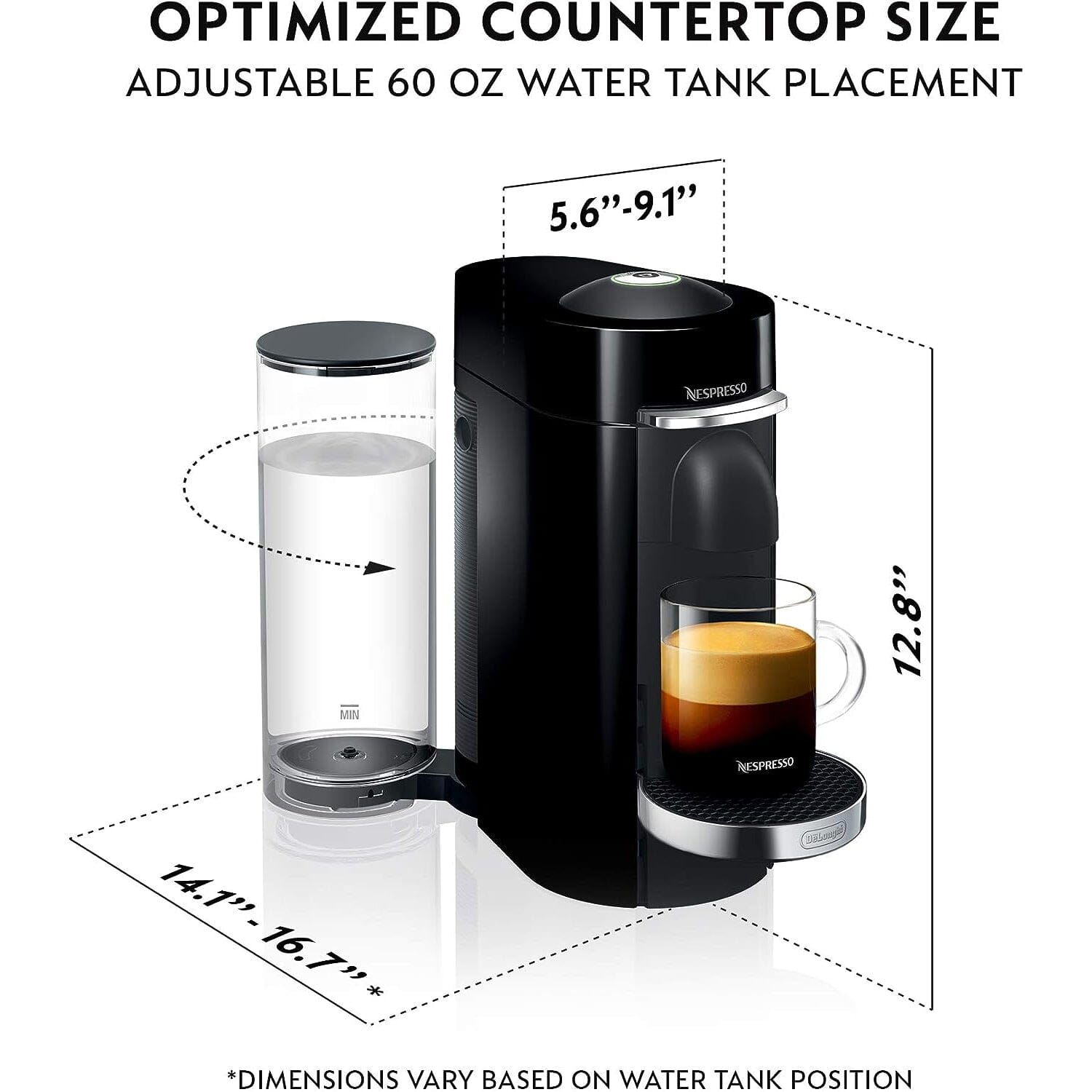 Nespresso VertuoPlus Deluxe Coffee and Espresso Machine (Refurbished) Sale With Mastercard