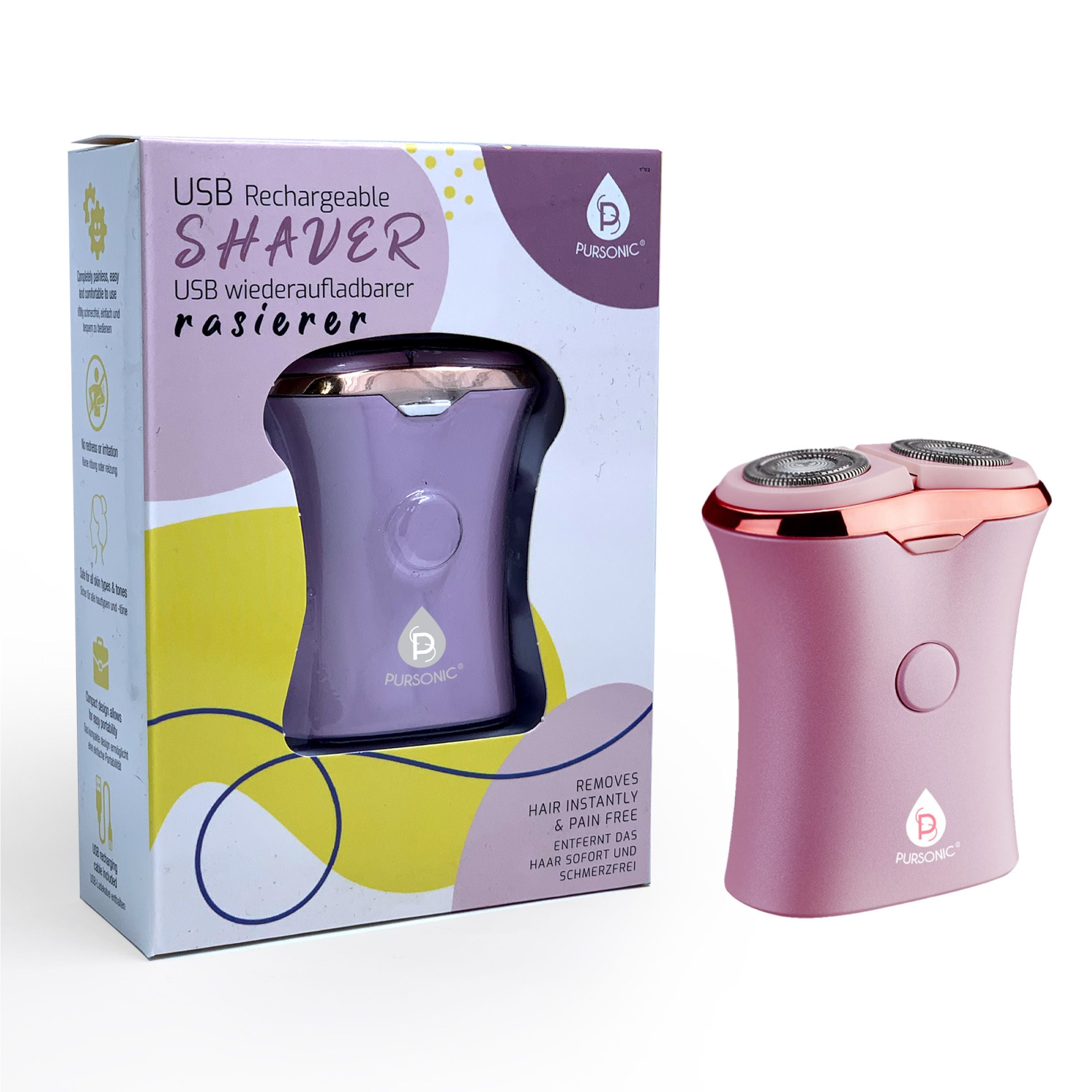 Pursonic Ladies' USB Rechargeable Shaver Sale Release Dates