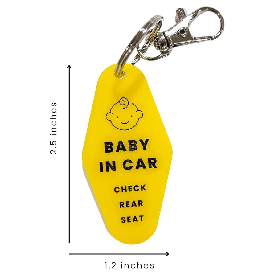 2-Pack: Safe Baby in Car Reminder Keychain Sale New Styles