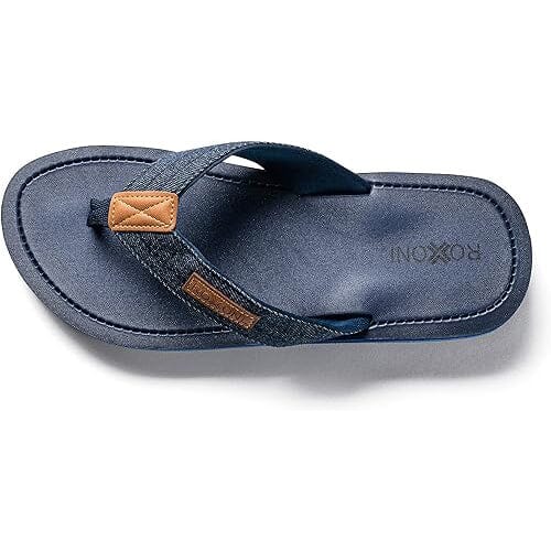 Roxoni Mens Thong Flip Flops Beach/Pool Outdoor Sandals Outlet New Arrival