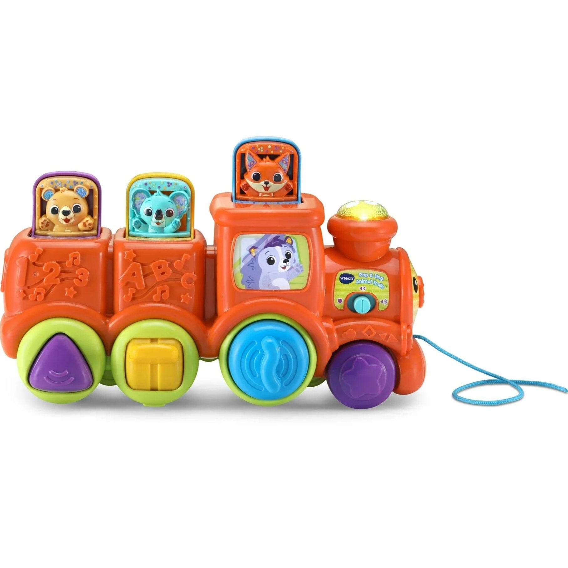 VTech Pop & Sing Animal Train Push & Pull Toys Baby and Toddler Toys Popular