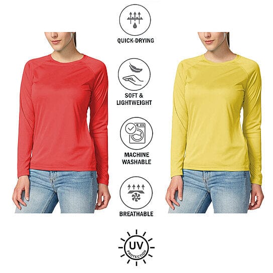 Women's Dri-Fit Moisture-Wicking Breathable Long Sleeve T-Shirt Outlet Official