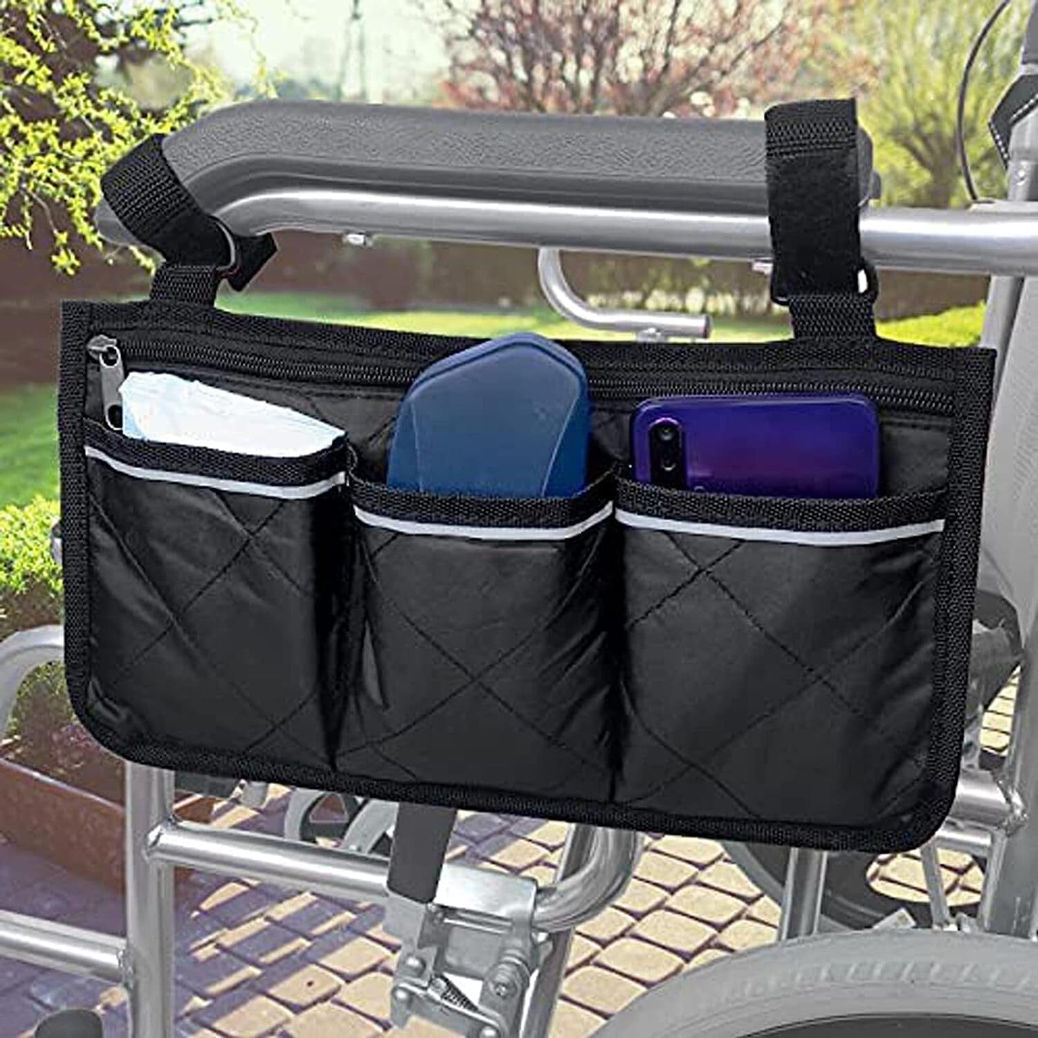 Wheelchair Armrest Organizer Bag 2025 New