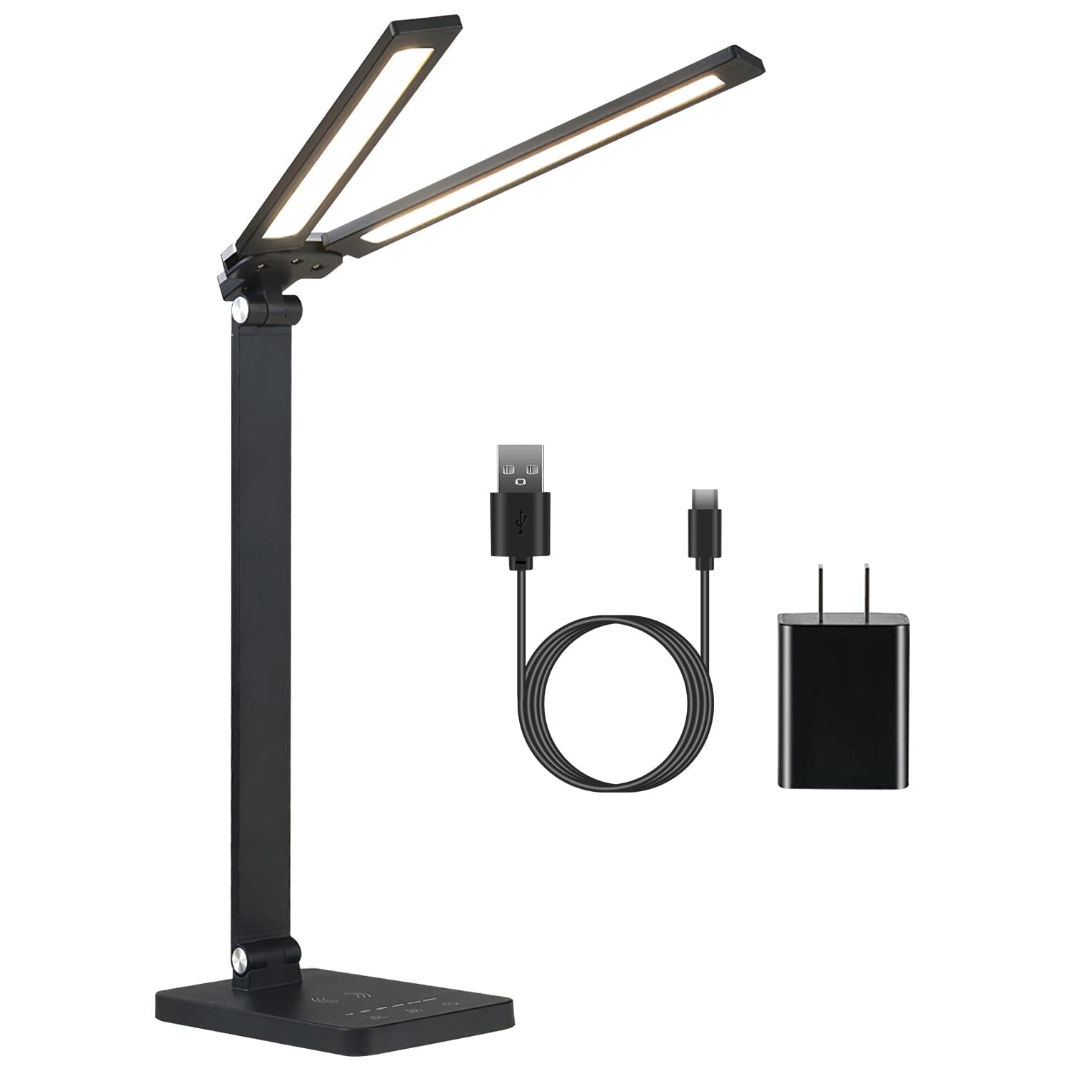 Double Head Desk Lamp with Wireless Charging USB Port Fashion Style Online