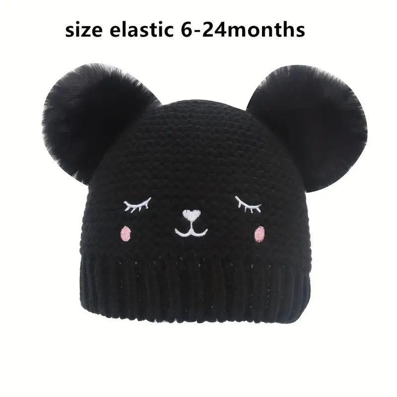 Knitted Beanie Hat, Cute Cold-proof Winter Hat For 6-24 Months Baby Girls Cheap Sale Huge Surprise