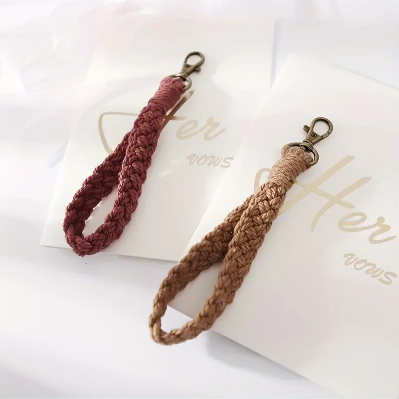 Boho Handmade Wristlet Bracelet Keyring Online Cheap Online