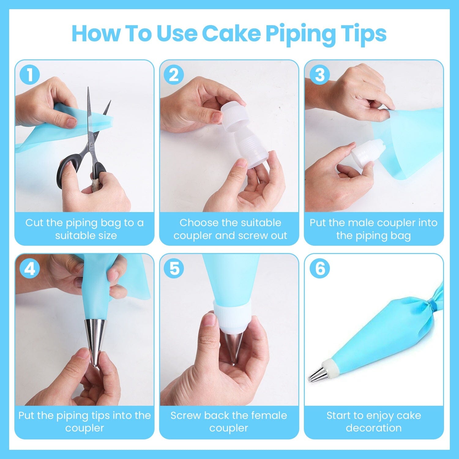 236-Pieces: Cake Decorating Kit Baking Tool with Piping Tips Couplers Cheap Sale Best Wholesale