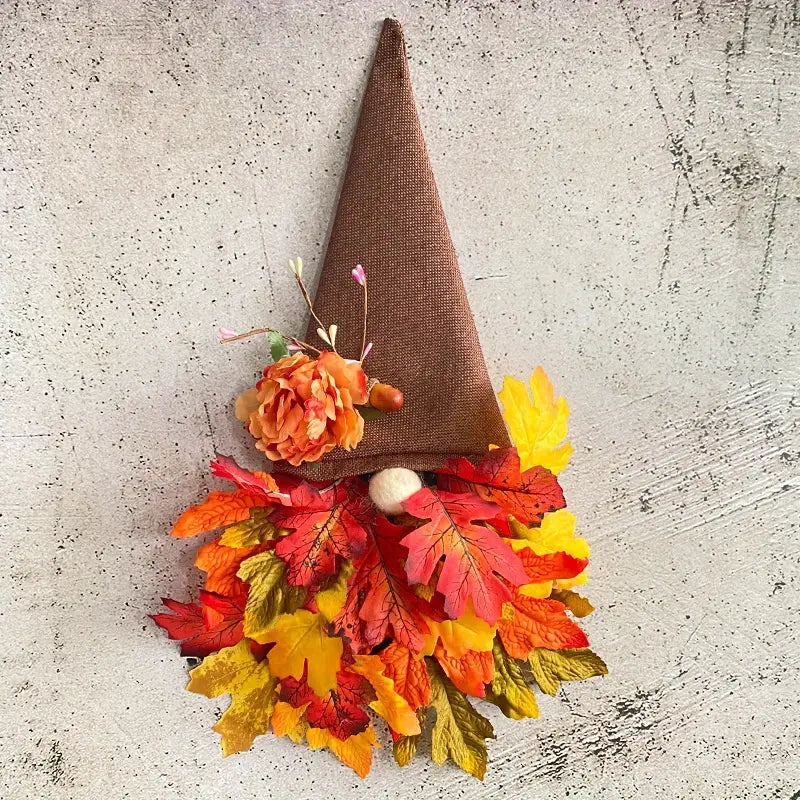Maple Gnome Front Door Hanging Decorations 2025 Unisex