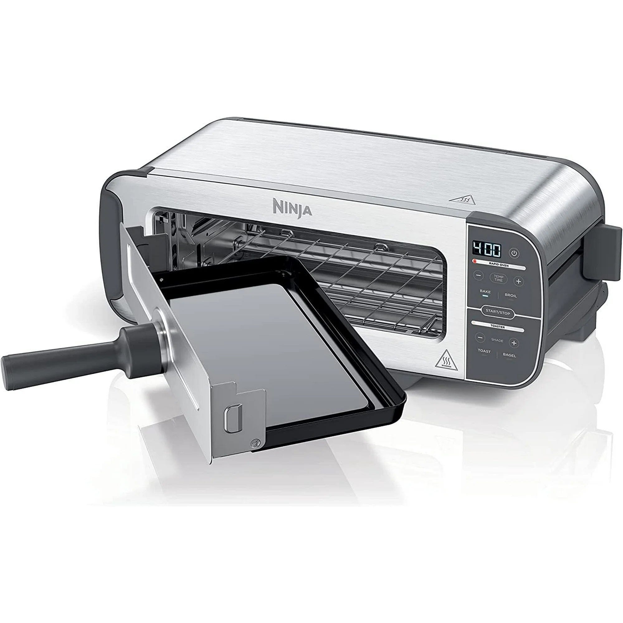 Ninja ST100 Foodi 2-in-1 Flip Toaster Snack Maker 1500 Watts (Refurbished) Cheap Sale Pay With Paypal