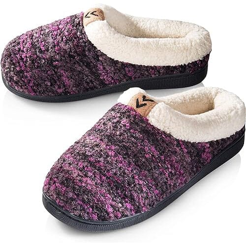 Pupeez Girls Knitted Fleece Lined Clog Slippers Cheap New Styles