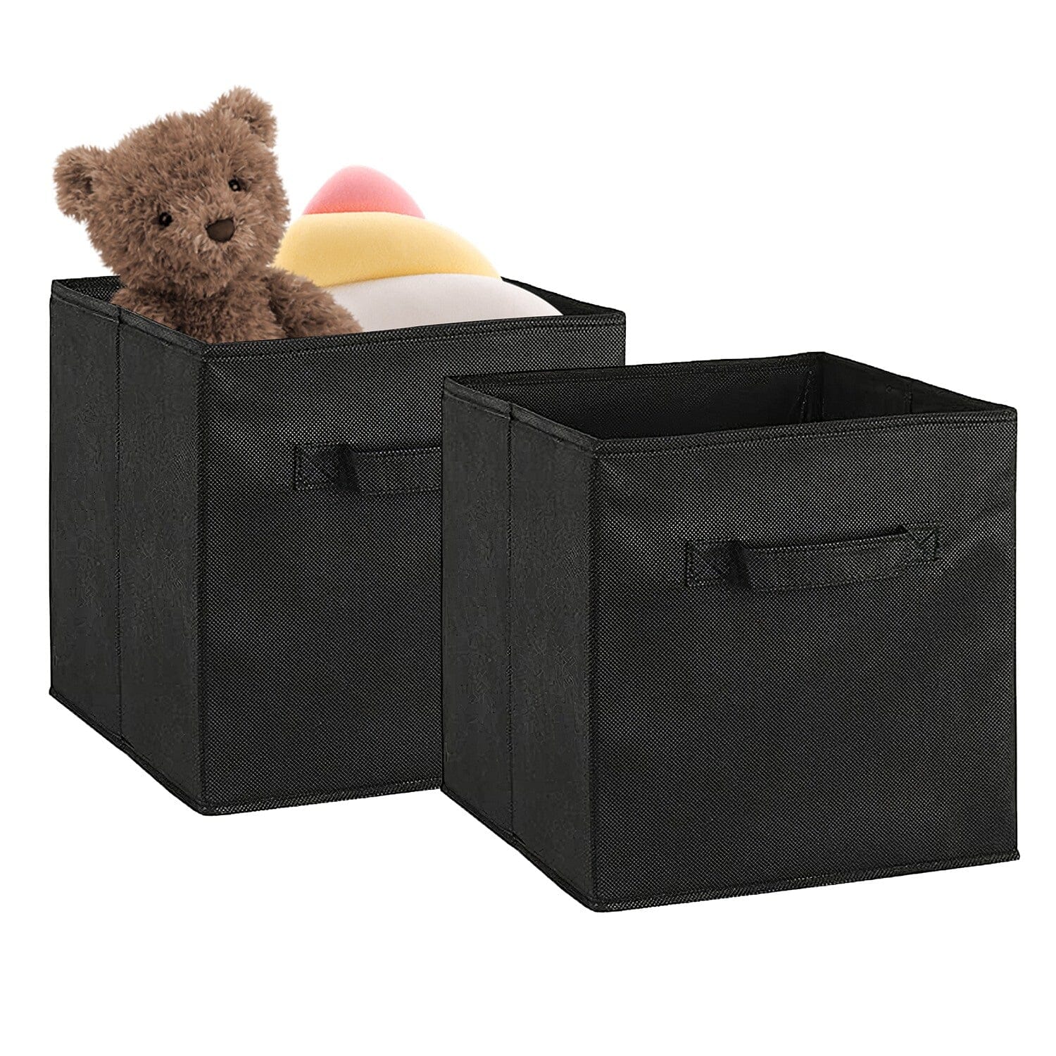 2-Piece Set: Storage Bin Non-Woven Fabric Cube Organizer Classic Cheap Pice