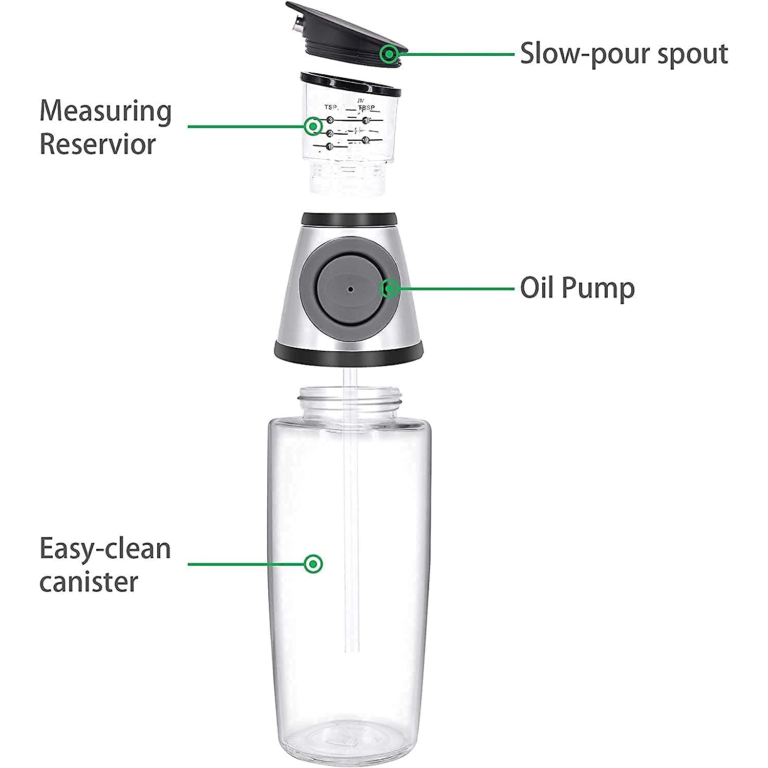 Superior Glass Oil and Vinegar Dispenser Discount Pay With Visa