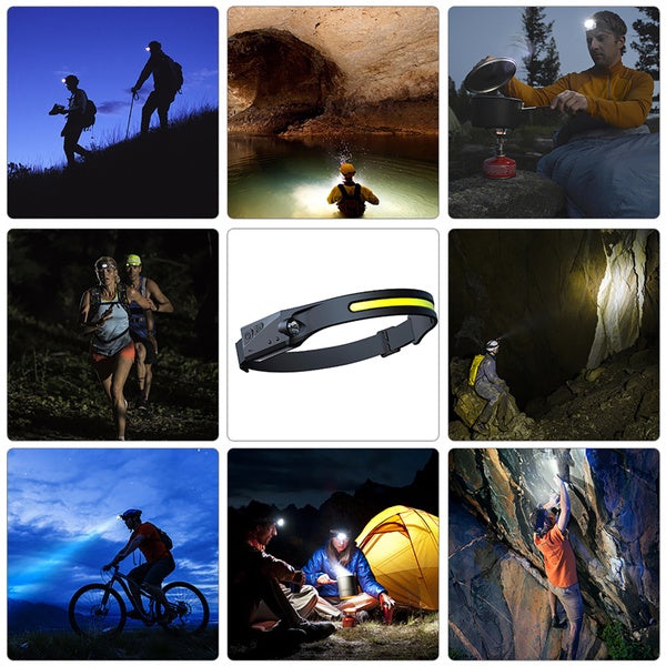 Super Bright LED Headlamp Flashlight Rechargeable Sale Clearance