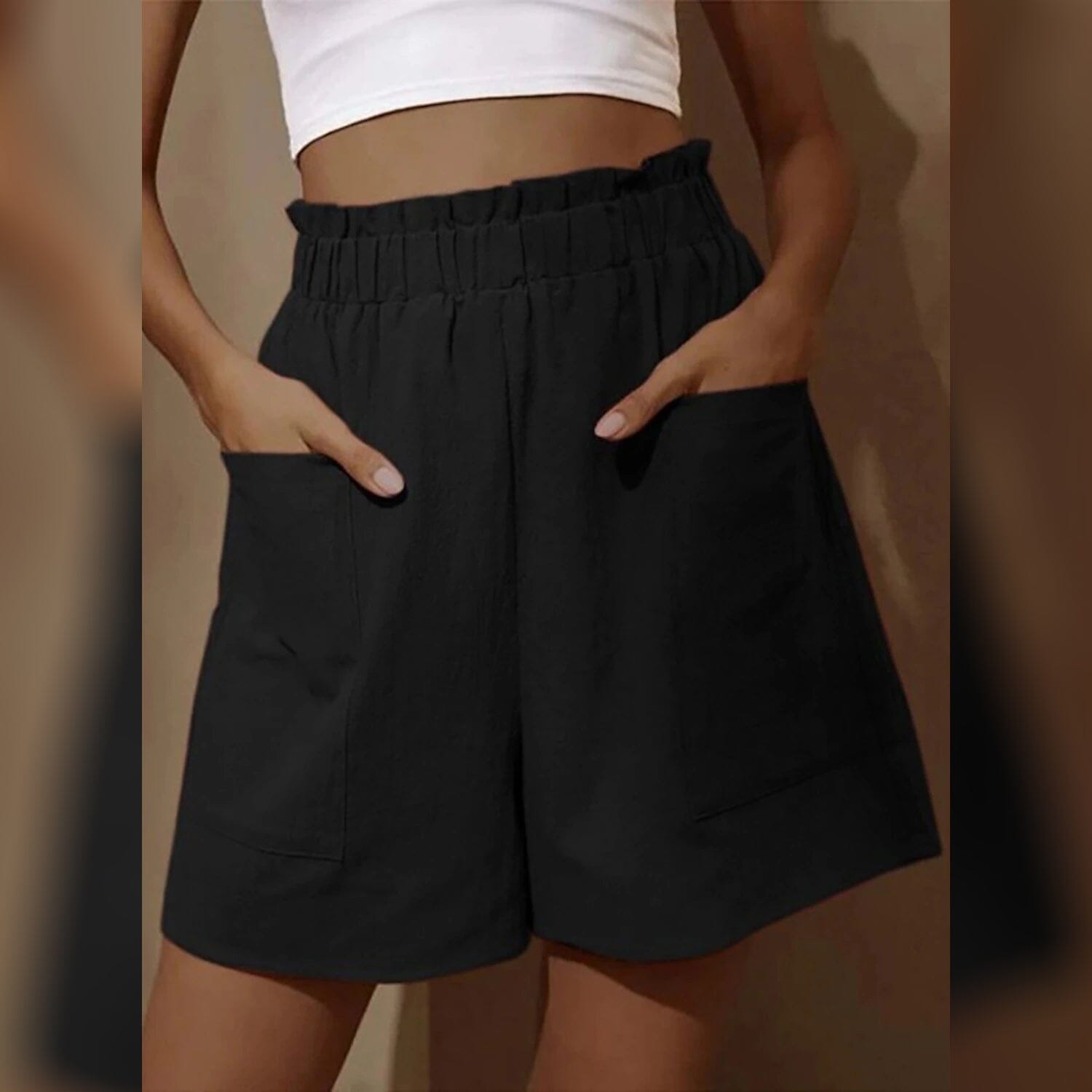 Women's Basic Essential Casual/Sporty Wide Leg Bermuda Shorts Recommend Cheap Online