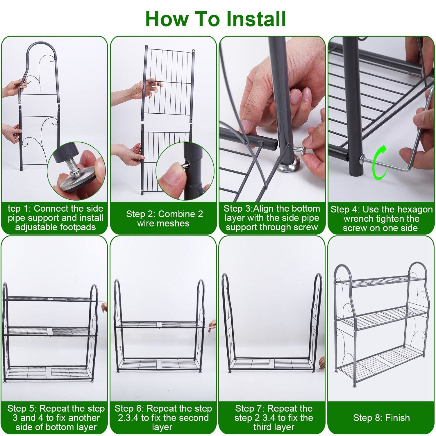 3-Tier Plant Stand Shelf Display Rack Clearance Low Shipping