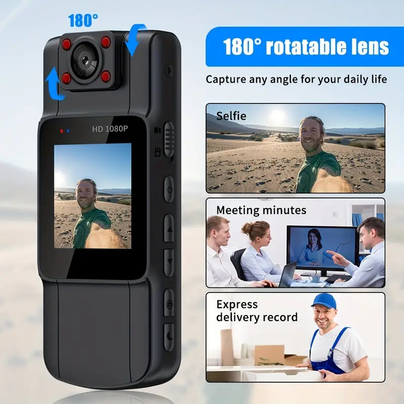 Full 1080P Police Body Camera With Clip Sale Hot Sale