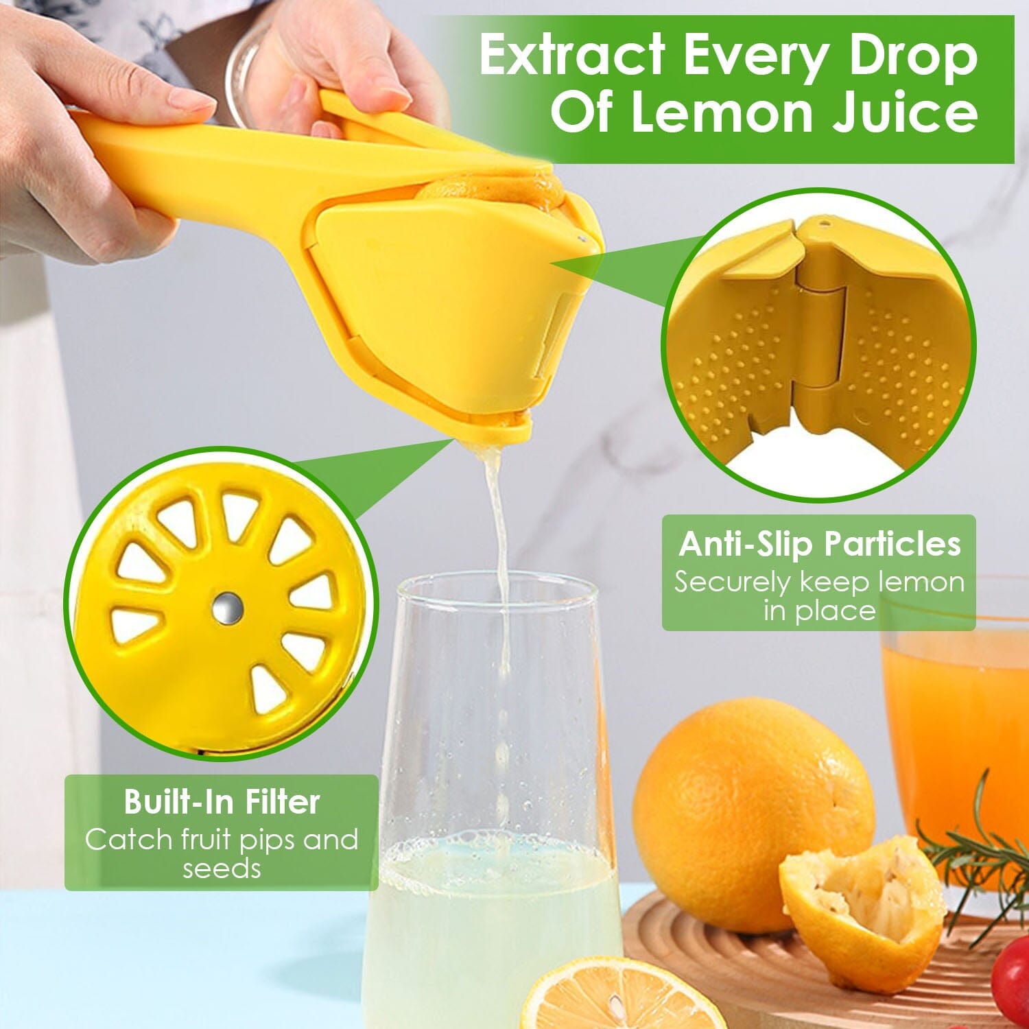 Manual Lemon Squeezer Fold Flat Design Pay With Visa