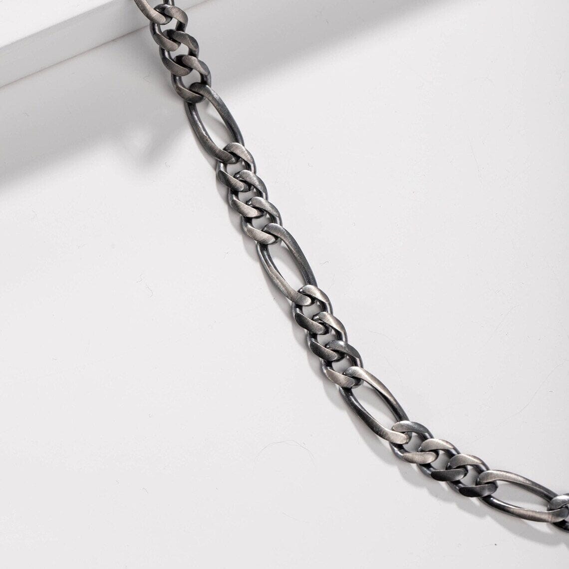 925 Sterling Silver Italian Solid Figaro Link Necklace Chain Outlet Cheap Quality