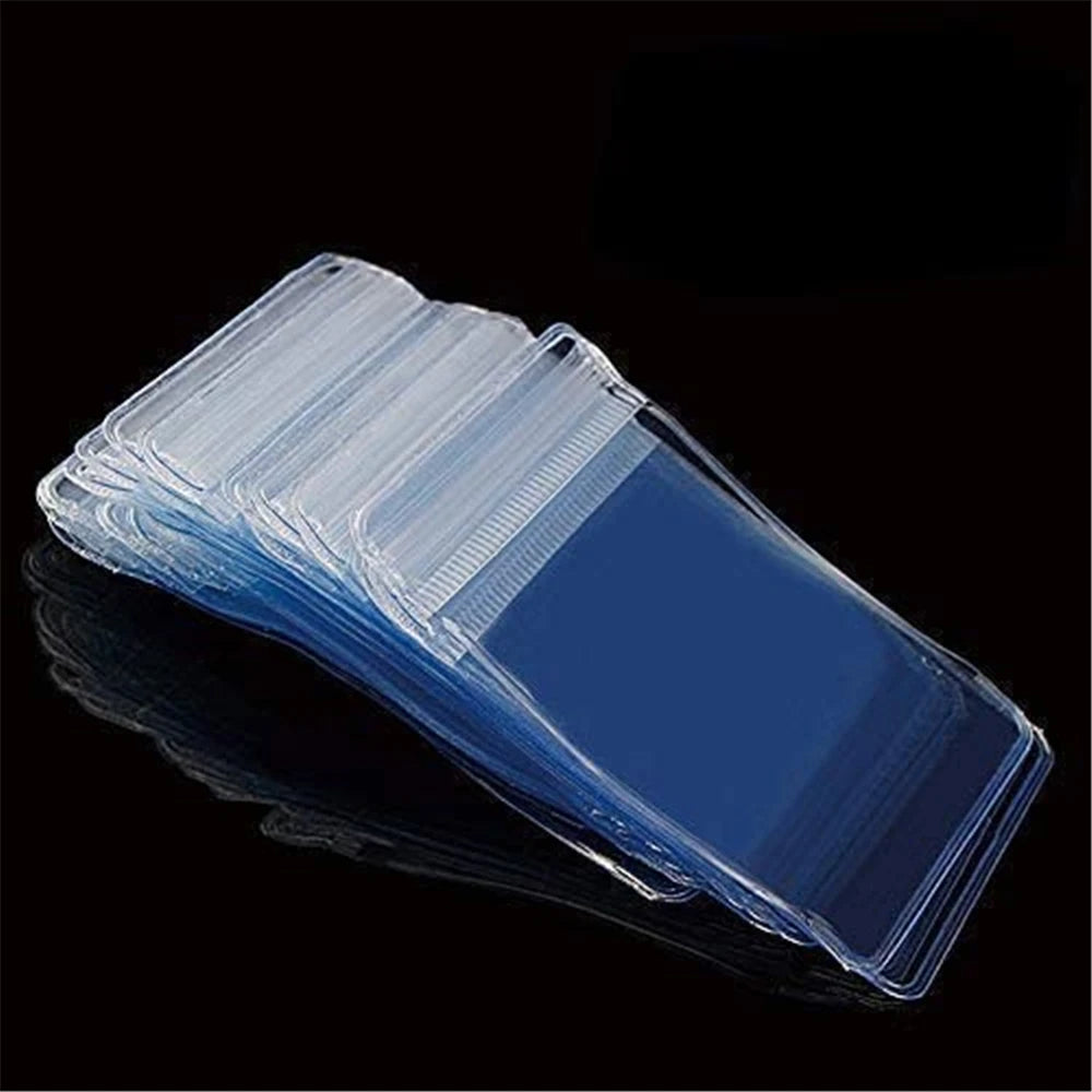 100-Pieces: Transparent PVC Plastic Storage Sealed Jewelry Bag Cheap Sale Low Pice