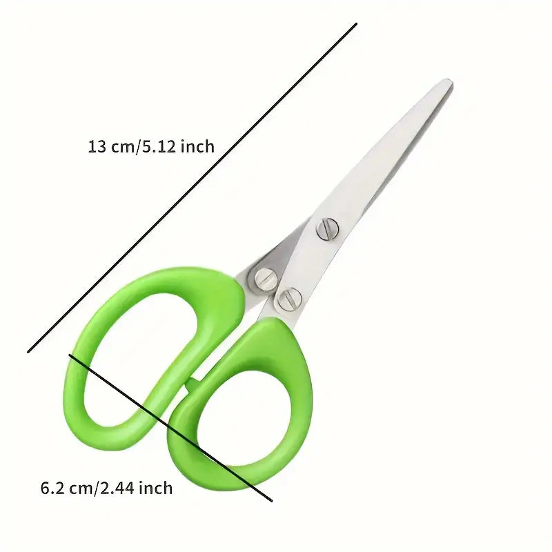 5-Blade Stainless Steel Herb Scissors Set - Versatile Kitchen Shears New Arrival Cheap Online