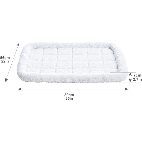 Amazon Basics Faux Sherpa Padded Bolster Pet Bed Discount Shop