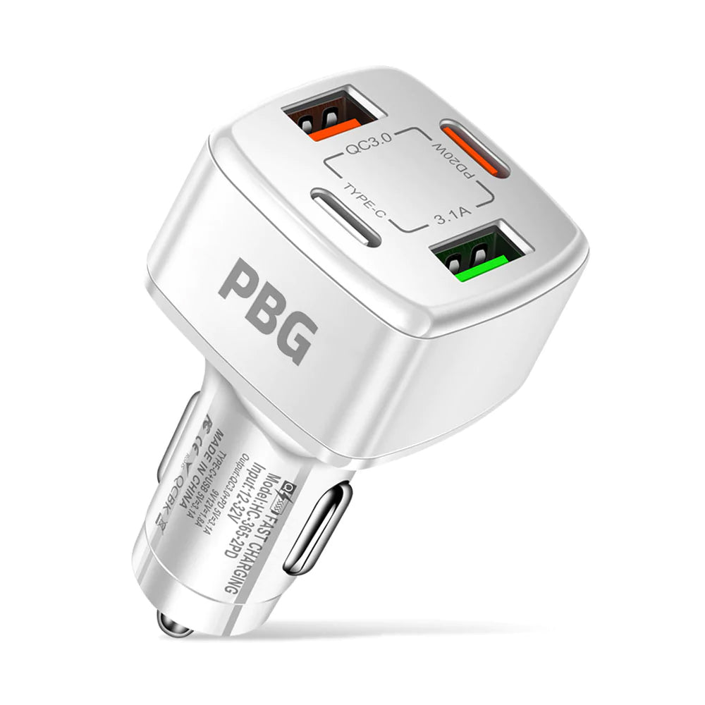 PBG 4 Port Car Charger 2 PD Ports and 2 USB Ports Buy Cheap Explore