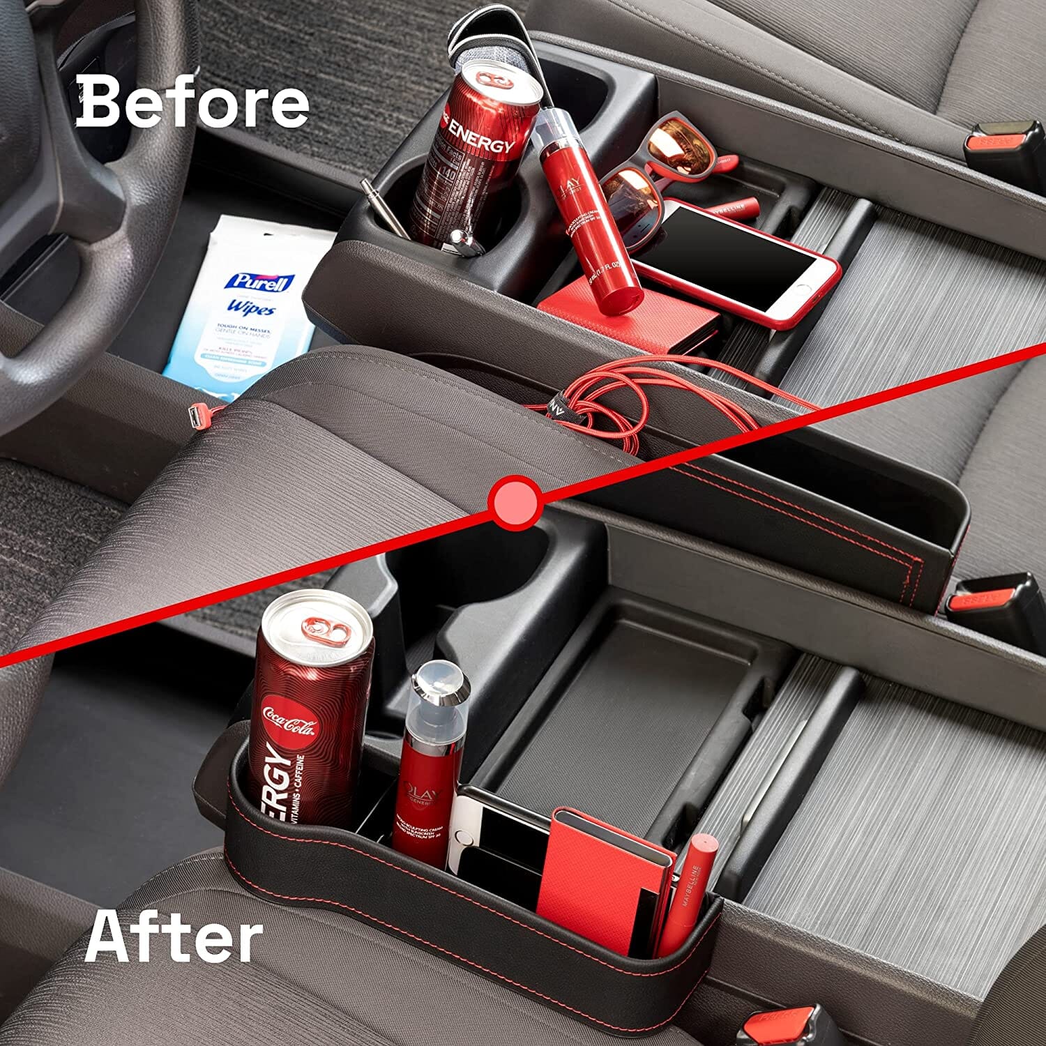 2-Pack: PerPlus Car Seat Gap Filler Organizer Sale Online Cheap