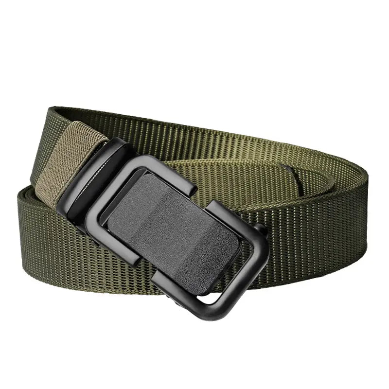 Men's Automatic Metal Buckle Nylon Canvas Webbing Belt Clearance Online Official Site