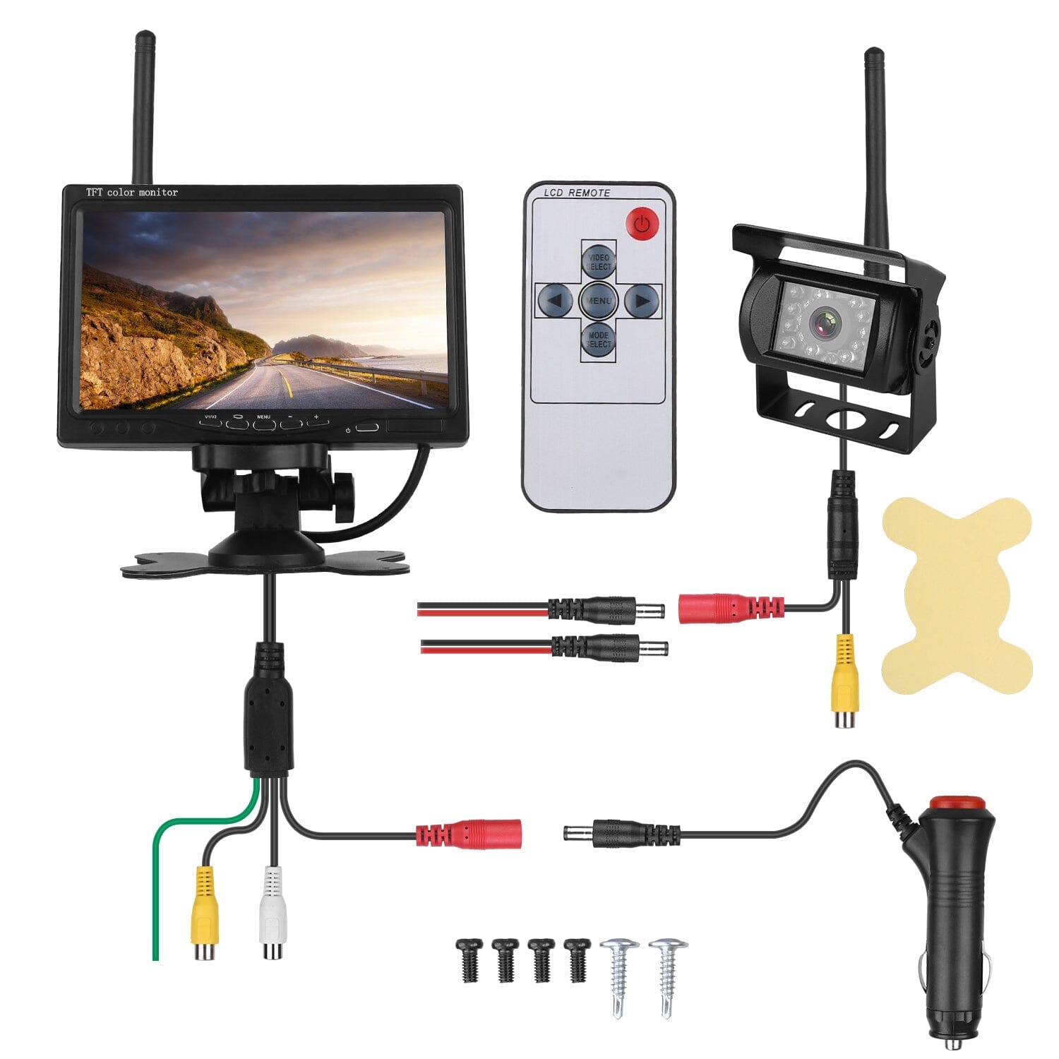 Wireless Backup Camera System Vehicle Rear View Monitor Kit Cheap Sale Online Online