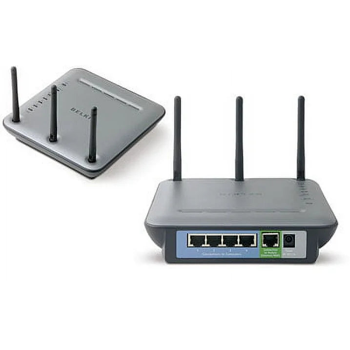 Belkin Wireless F5D8230-4 802.11x Pre-N Router Connects to Cable or DSL Modem (Black) Best Store To Get Cheap Online