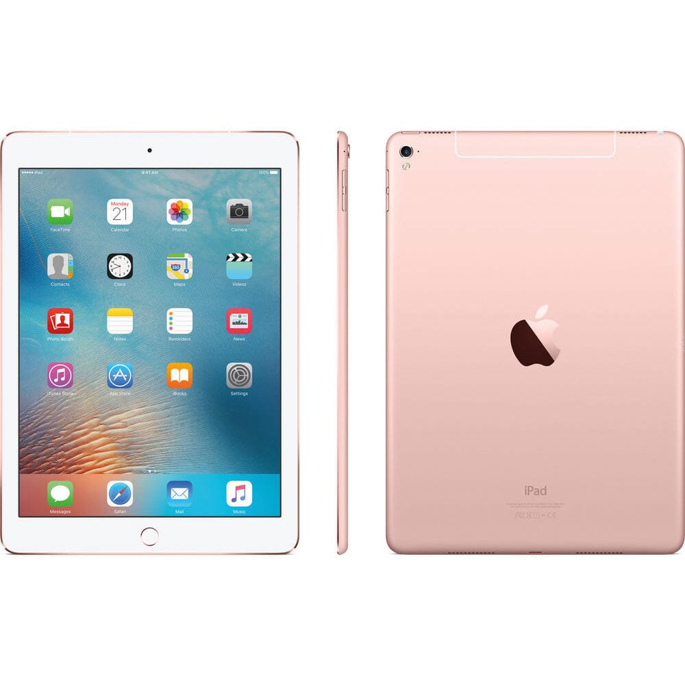 Apple iPad Pro 9.7 128GB GSM Cellular + Wi-Fi Rose Gold (Refurbished) Official Cheap Online